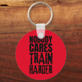 Niemand kümmert sich um den Zug Schlüsselanhänger (Vorderseite)