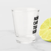 Niemand kümmert sich um den Zug Schnapsglas (Links)