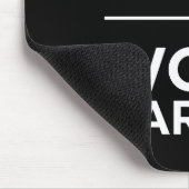 Niemand kümmert sich um die Arbeit Mousepad (Ecke)