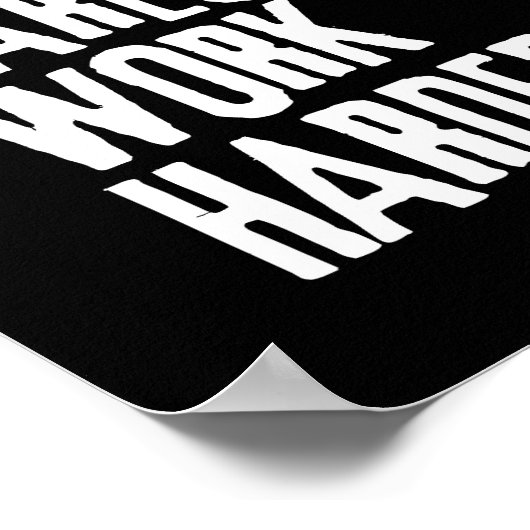 Niemand kümmert sich um die Arbeit Poster (Ecke)