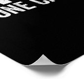 Niemand kümmert sich um funny Sarcastic Quote Gesc Poster (Ecke)