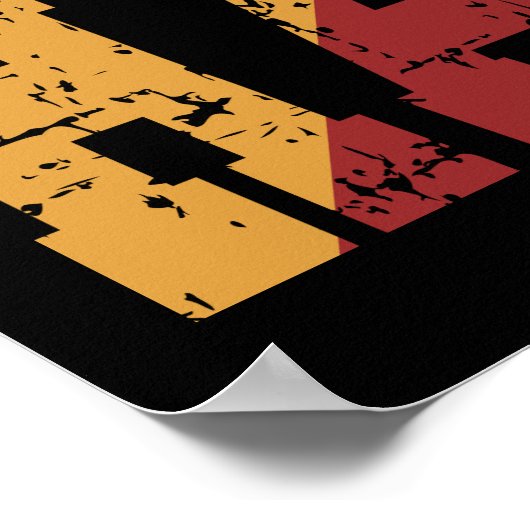 Niemand kümmert sich um härtere Workout Gym Mental Poster (Ecke)