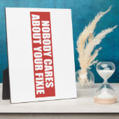 Niemand kümmert sich um Ihre Fixie Fotoplatte (Seite)