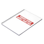 Niemand kümmert sich um Ihre Fixie Notizblock (Linke Seite)