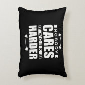 Niemand kümmert sich um Motivierend Zitate Dekokissen (Vorderseite(Vertikal))