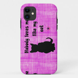 Niemand Liebe mir wie meine Katze Case-Mate iPhone Hülle