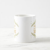 Niemand Lieben wie eine Mama | Green Gold Floral B Kaffeetasse (Mittel)