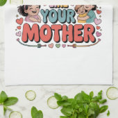 Niemand liebt dich so wie deine Mutter Geschirrtuch (Gefaltet)