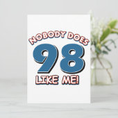 Niemand mag 98 wie ich! (Stehend Vorderseite)