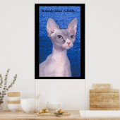 "Niemand mag einen Bully." Poster (Küche)