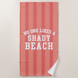 Niemand mag einen schattigen Strand Strandtuch