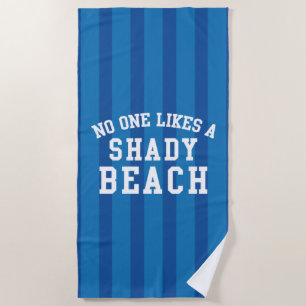 Niemand mag einen schattigen Strand Strandtuch