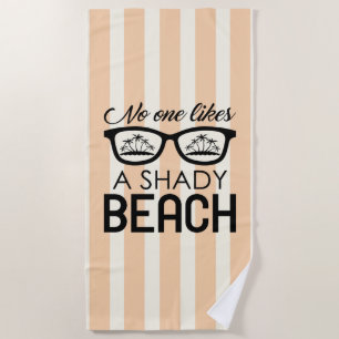 Niemand mag einen schattigen Strand Strandtuch