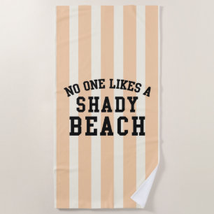 Niemand mag einen schattigen Strand Strandtuch