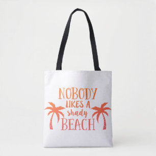 Niemand mag einen schattigen Strand Tasche