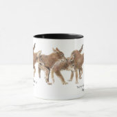 Niemand mag Familie - Wolf-Jungpup-Tasse Tasse (Zentrum)