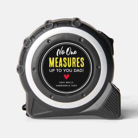 Niemand misst dir den Vater! Maßband (Vorderseite)