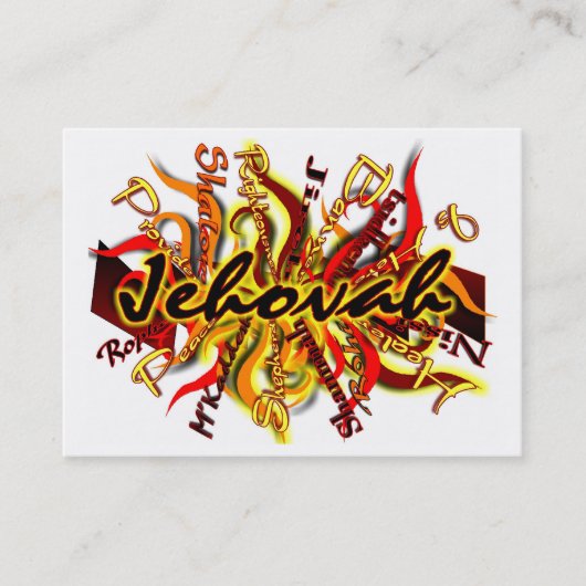 Niemand mögen Jehovah-Visitenkarte Visitenkarte (Vorderseite)