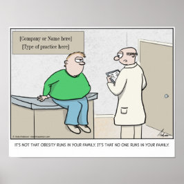 Niemand rennt in deinem Familienposter Poster