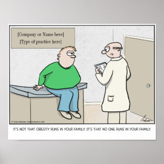 Niemand rennt in deinem Familienposter Poster