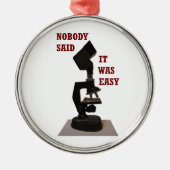 Niemand sagte, es sei einfach silbernes ornament (Vorne)