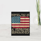 Niemand sagte mir, dass, wenn man ein Ehemann sein Karte (Vorderseite)