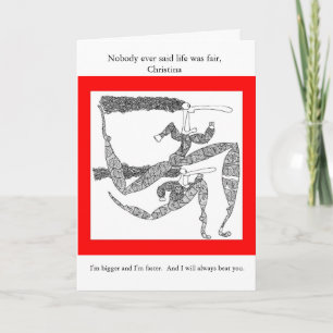 Niemand sagte überhaupt, dass das Leben, Chris… Karte