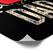 Niemand schlägt Vater für einen Ping Pong Player-T Poster (Ecke)