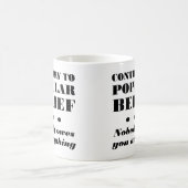 Niemand schuldet dir irgendwas Funny Mug oder Trav Kaffeetasse (Mittel)