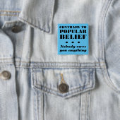 Niemand verdankt dir irgendetwas Funny Button Abze (Beispiel)