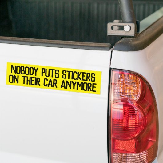 Niemand verwendet Sticker noch lustigeren Autoaufk Autoaufkleber (Auf Lkw)
