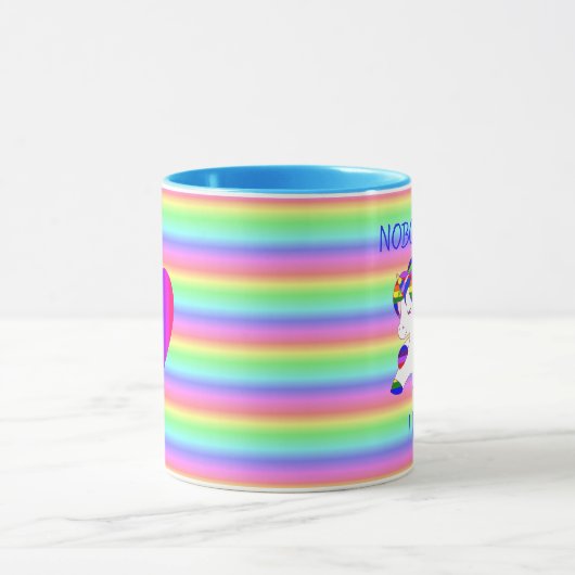 Niemand weiß, dass ich Gay Rainbow LGBT Spaß Tasse (Zentrum)