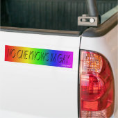 Niemand weiß, dass ich homosexuell bin autoaufkleber (Auf Lkw)