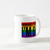 Niemand weiß, dass ich homosexuell bin kaffeetasse (VorderseiteRechts)