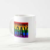 Niemand weiß, dass ich homosexuell bin kaffeetasse (Vorderseite Links)