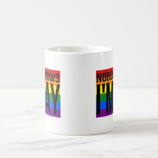 Niemand weiß, dass ich homosexuell bin kaffeetasse (Mittel)
