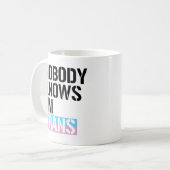 Niemand weiß, dass ich Trans bin - - Kaffeetasse (Vorderseite Links)