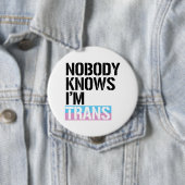 Niemand weiß, dass ich Transport bin - - Button (Beispiel)