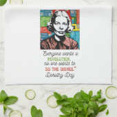 Niemand Will die Geschirr Dorothy Day Geschirrtuch (Gefaltet)