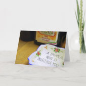 Niemand wird am Tisch alt Karte (Vorderseite)