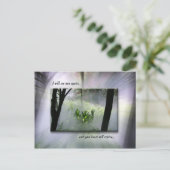 Niemand wird deine Freude annehmen Postkarte (Stehend Vorderseite)