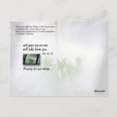 Niemand wird deine Freude annehmen Postkarte (Rückseite)