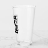 Niemand wird dich mehr als Jesus Liebe haben Glas (Links)