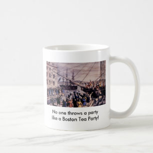 Niemand wirft ein Party wie ein Boston-Tee-Party! Kaffeetasse