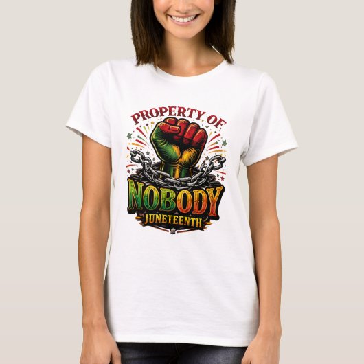 Niemandes Eigentum T-Shirt (Vorderseite)