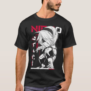 Nier Automata 2B Tshirt-Maske T-Shirt