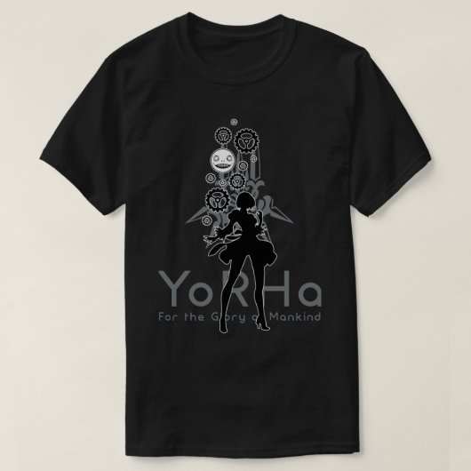 NieR Automata - 2B YoRHa T-Shirt (Design vorne)