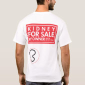 Niere für Verkauf T-Shirt (Rückseite)