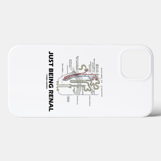 Niere Nephron Anatomie-Spaß Case-Mate iPhone Hülle (Rückseite (Horizontal))