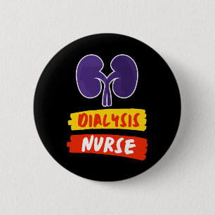Niere Nurse Nephrologie Nurse Dialyse Technischer Button